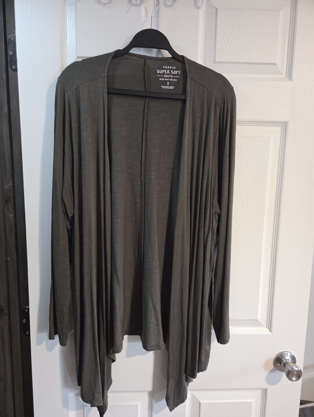 Torrid Super Soft Open-Front Drape Cardigan